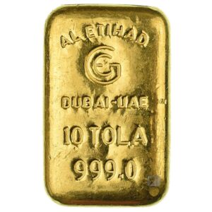 10 Tola Gold Cast Bar