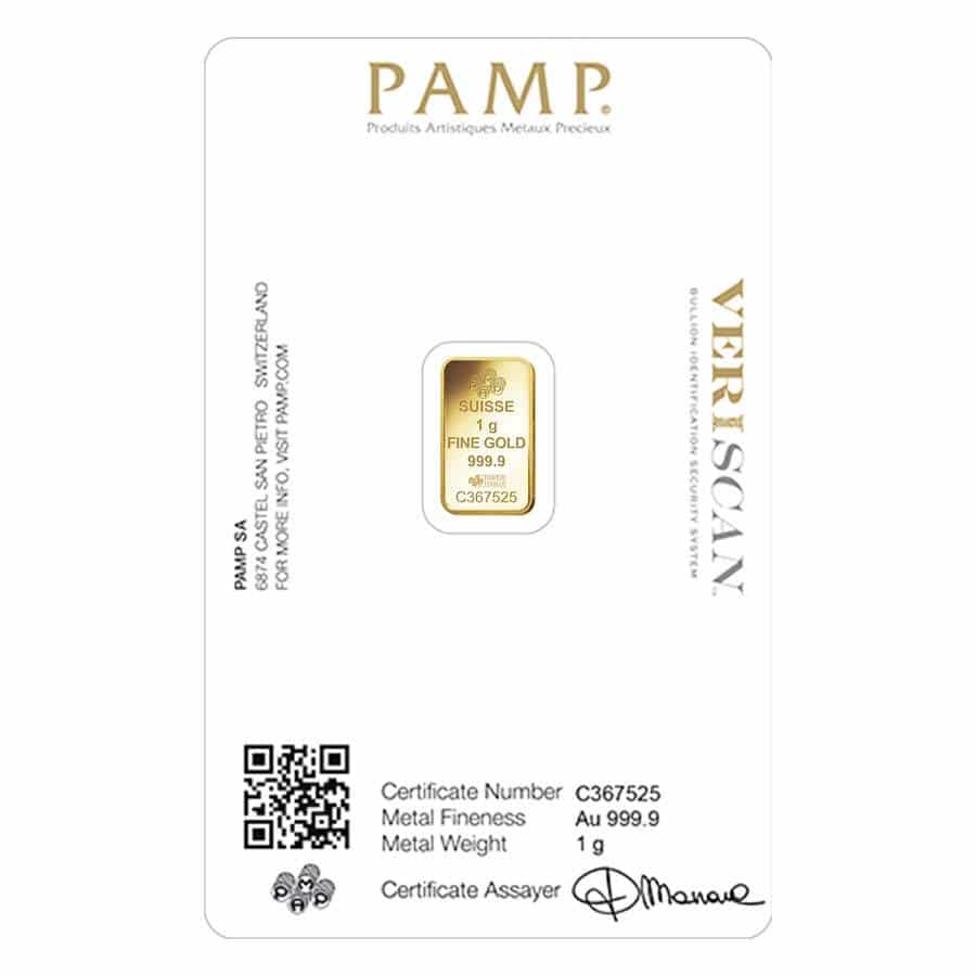 1 Gram Gold Bar - Image 2