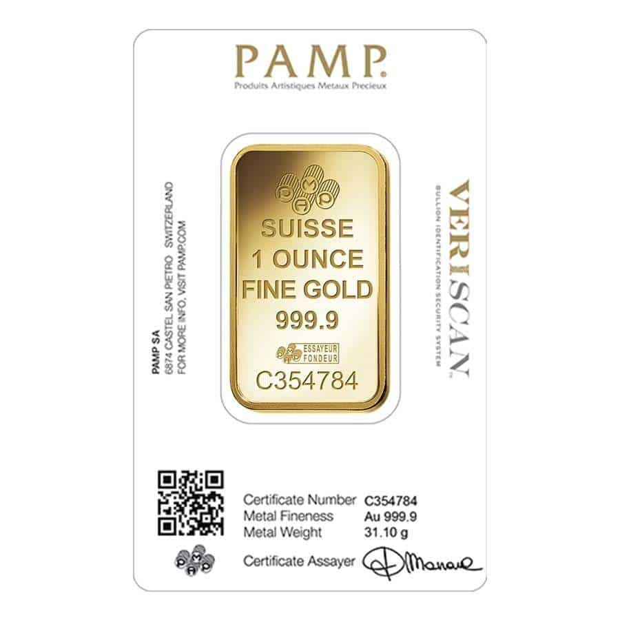 1 oz Gold Bar - Image 2